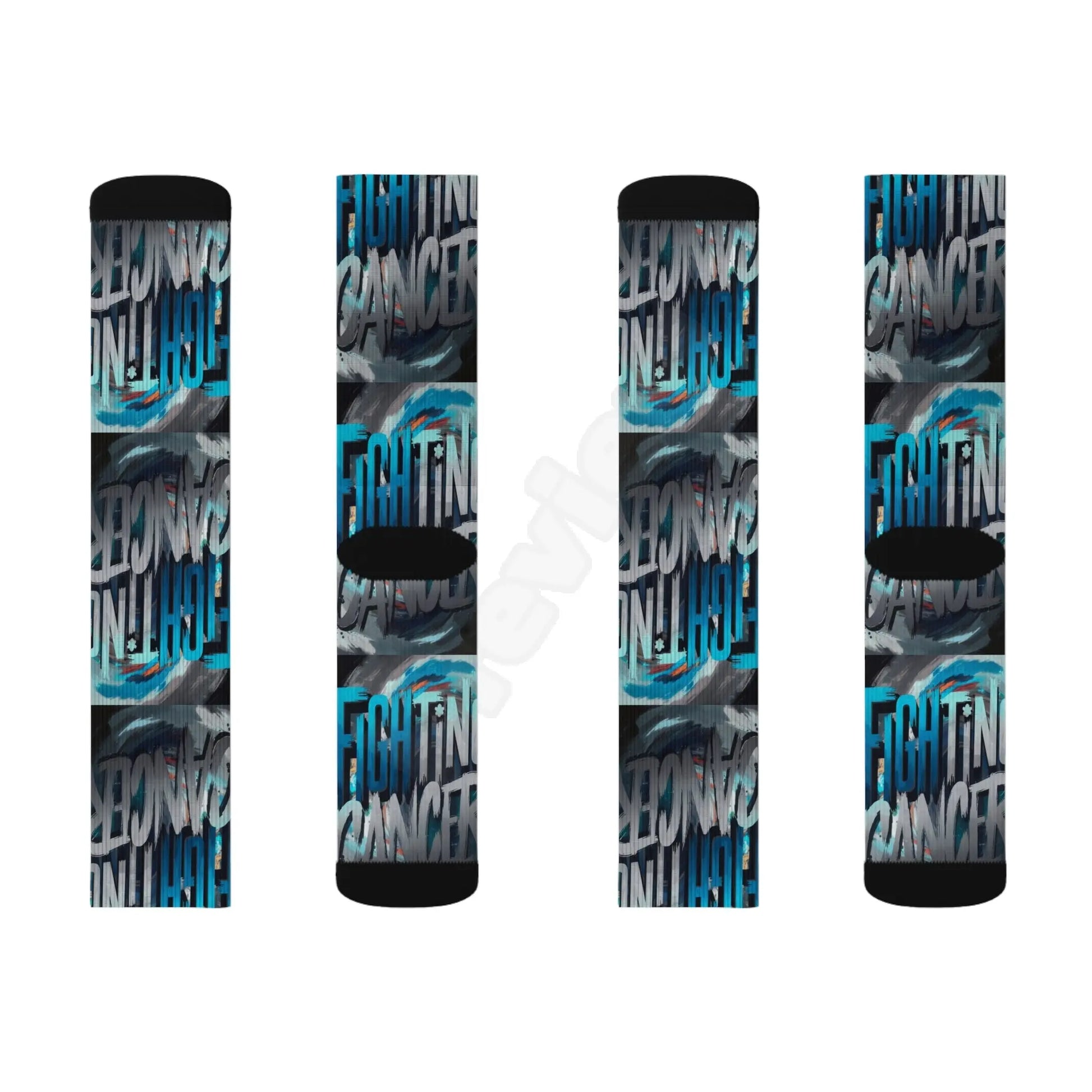 Cancer Sublimation Socks.