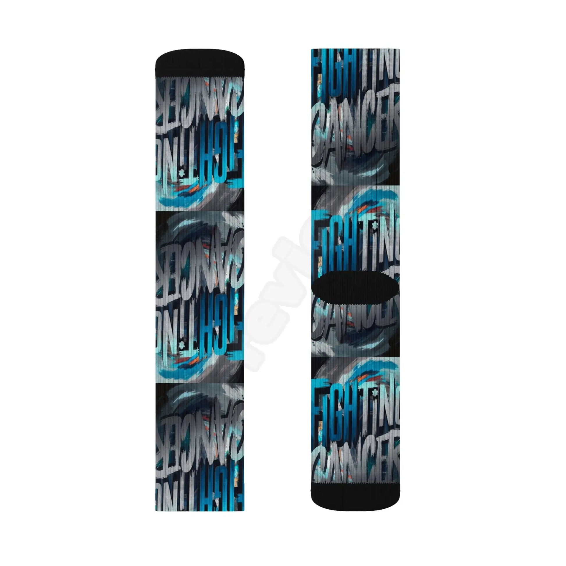 Cancer Sublimation Socks.