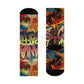 Cushioned Crew Socks (street graffiti) Printify