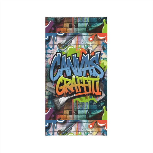 Graffiti-Style Midweight Neck Gaiter, Urban Wear, Street Style Accessory, Cool Summer Protection, Festival Fashion Must-Have, Drip [...].