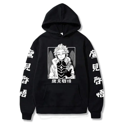 Japanese Anime Unisex Hoodies Sweatshirts Tops Canvas Graffitti