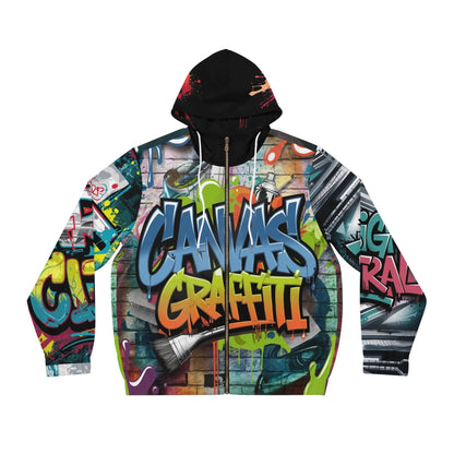 Men's Full-Zip Hoodie (black) Printify