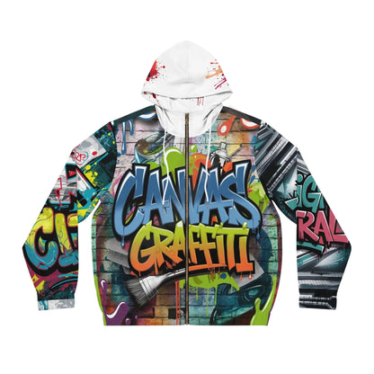 Men's Full-Zip Hoodie (white) Printify