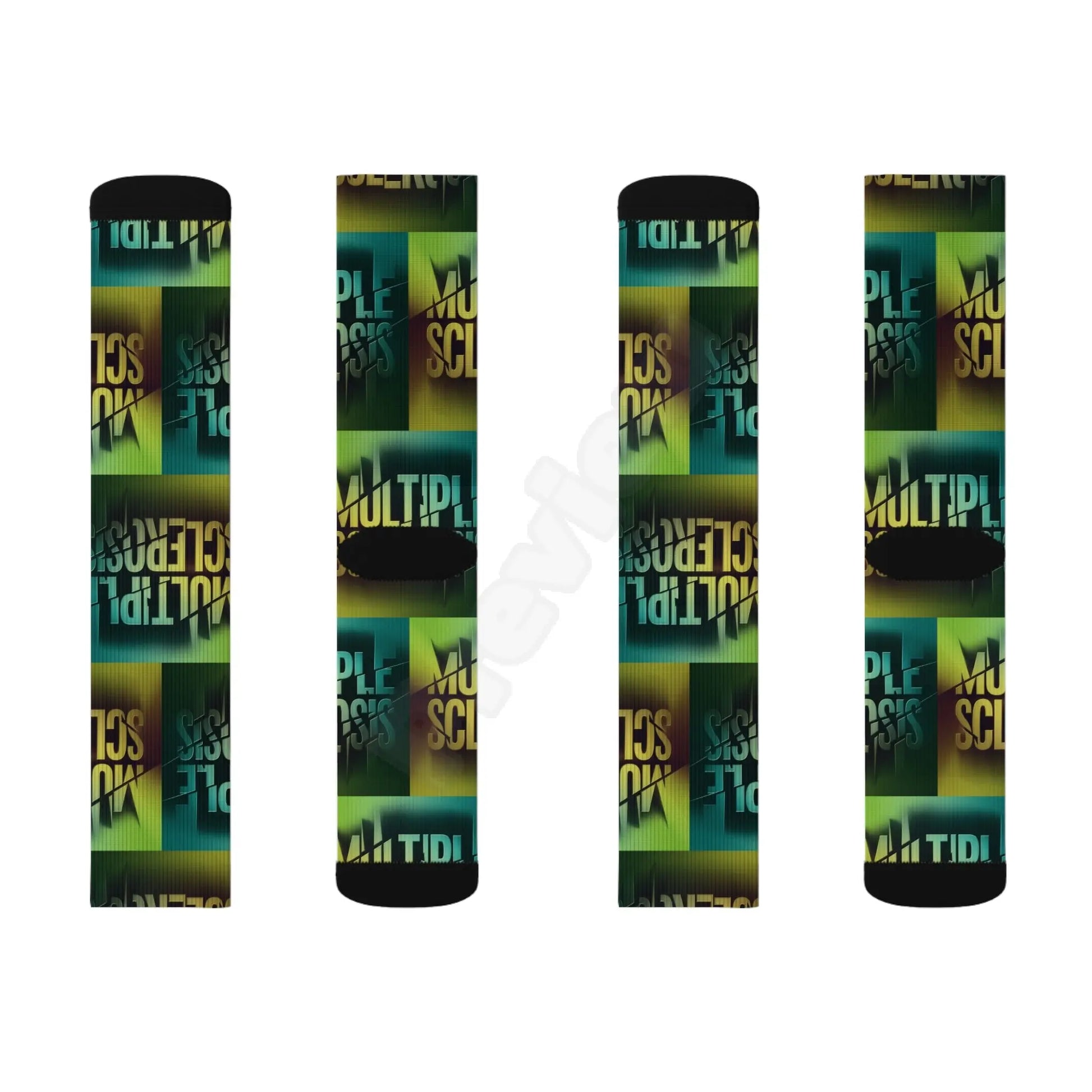 Multiple Sclerosis (MS) Sublimation Socks Printify