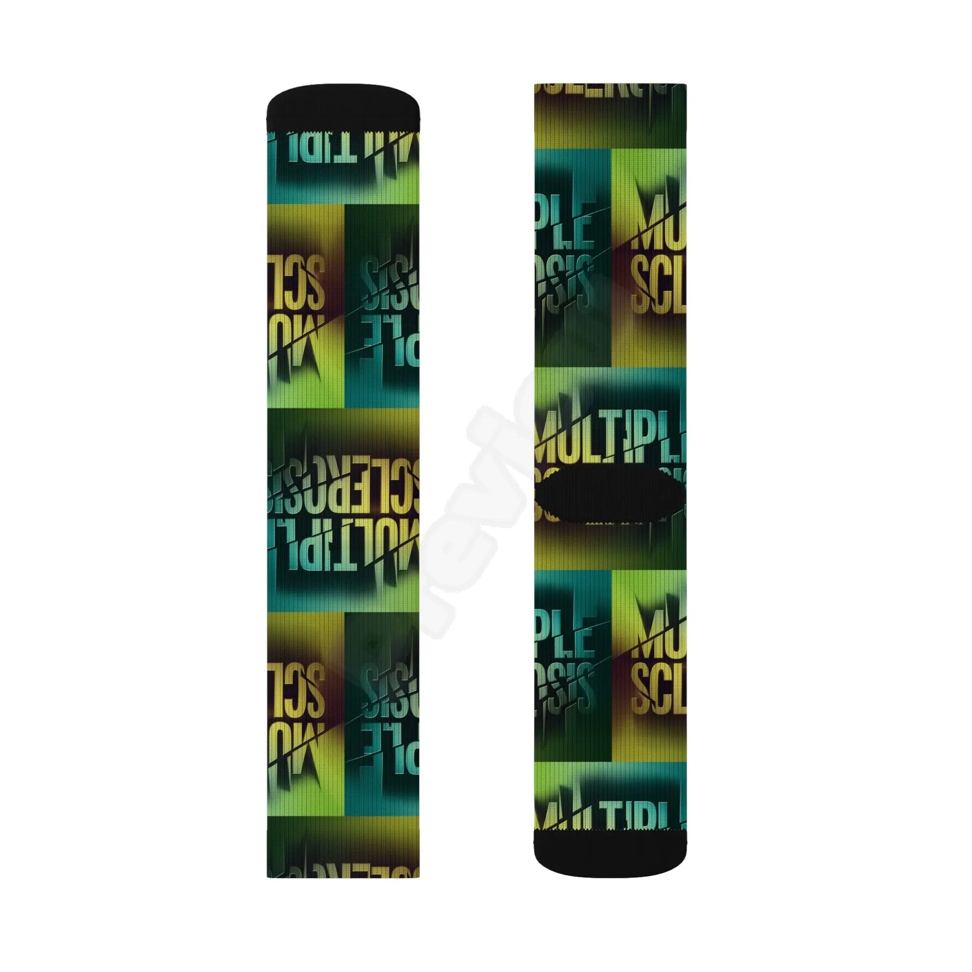 Multiple Sclerosis (MS) Sublimation Socks Printify