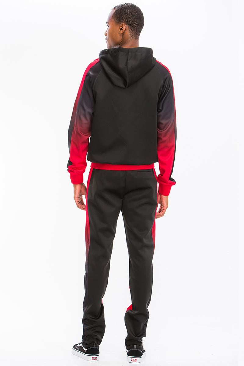 Ombre Hooded Suit Lime Milo