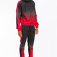 Ombre Hooded Suit Lime Milo