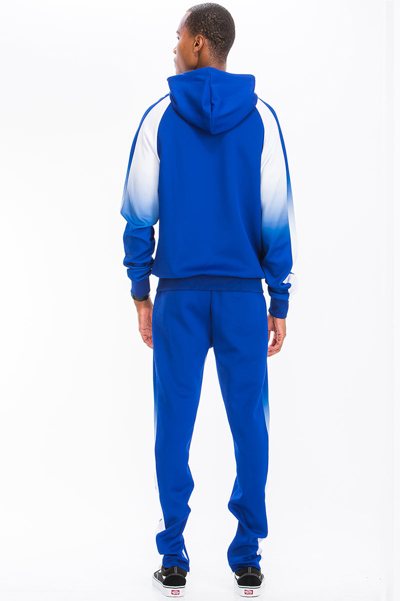 Ombre Hooded Suit Lime Milo