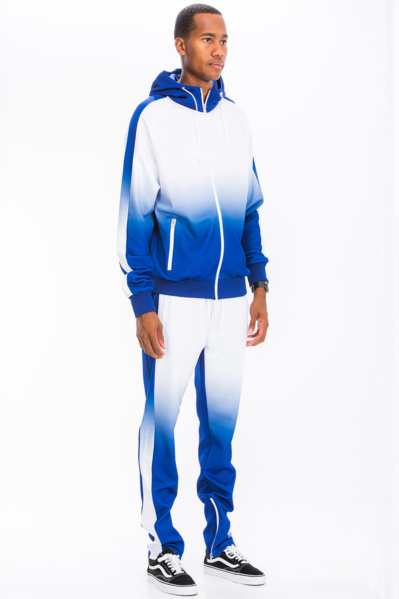 Ombre Hooded Suit Lime Milo