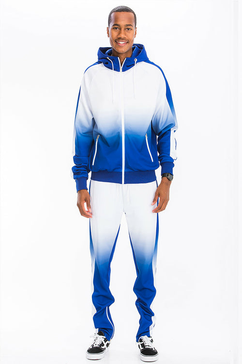 Ombre Hooded Suit Lime Milo