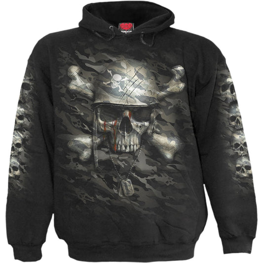 CAMO-SKULL - Hoody Black Black Jasper
