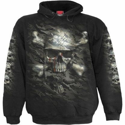CAMO-SKULL - Hoody Black Black Jasper