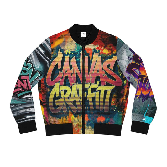 Women's Bomber Jacket (black)#2.