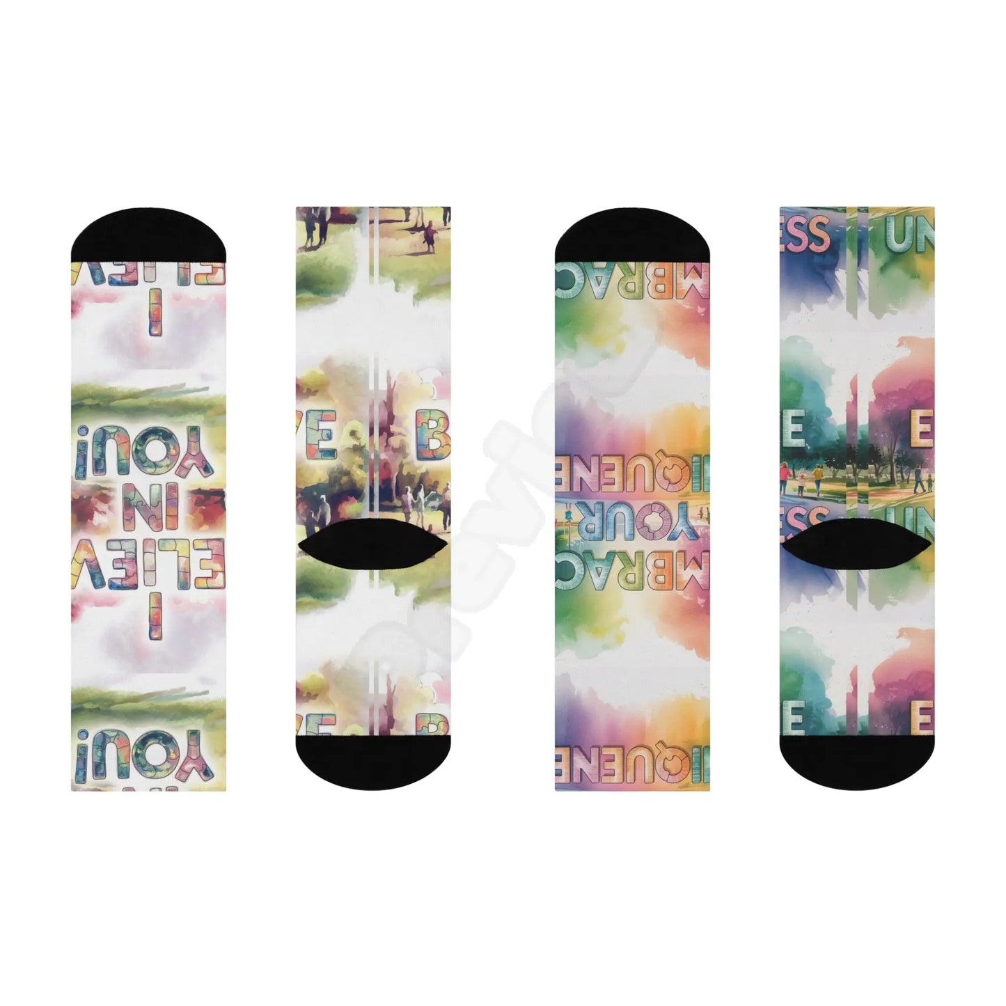 autism awareness Cushioned Crew Socks #2 Printify