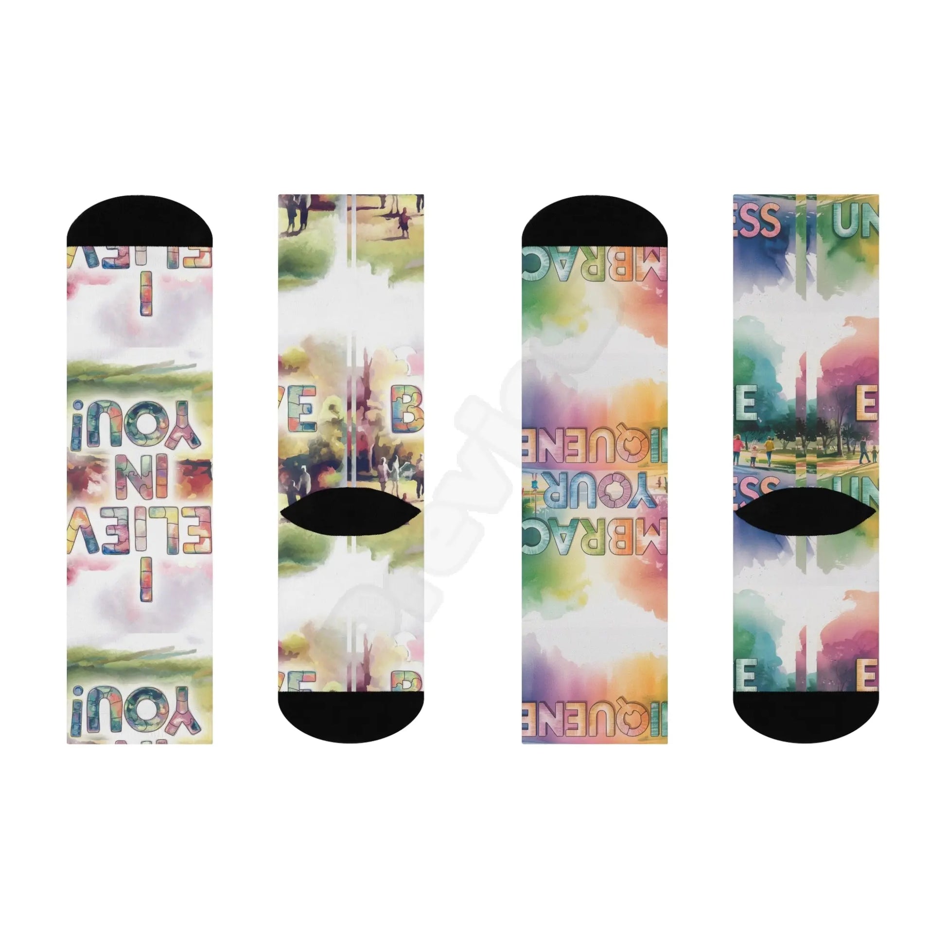 autism awareness Cushioned Crew Socks #2 Printify