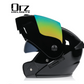 Motorcycle Half Helmet Canvas Graffitti