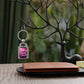 breast cancer key ring.