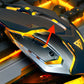 Ninja Dragons Tungsten Gold Metal Frame Gaming Keyboard and Mouse Set Yellow Pandora