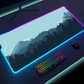 Luminous LED Lighting Mouse Pad Canvas Graffitti