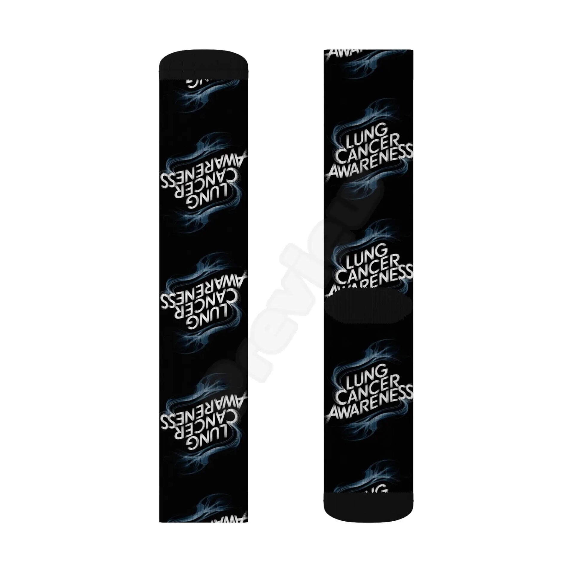 lung cancer awareness #2 Sublimation Socks Printify