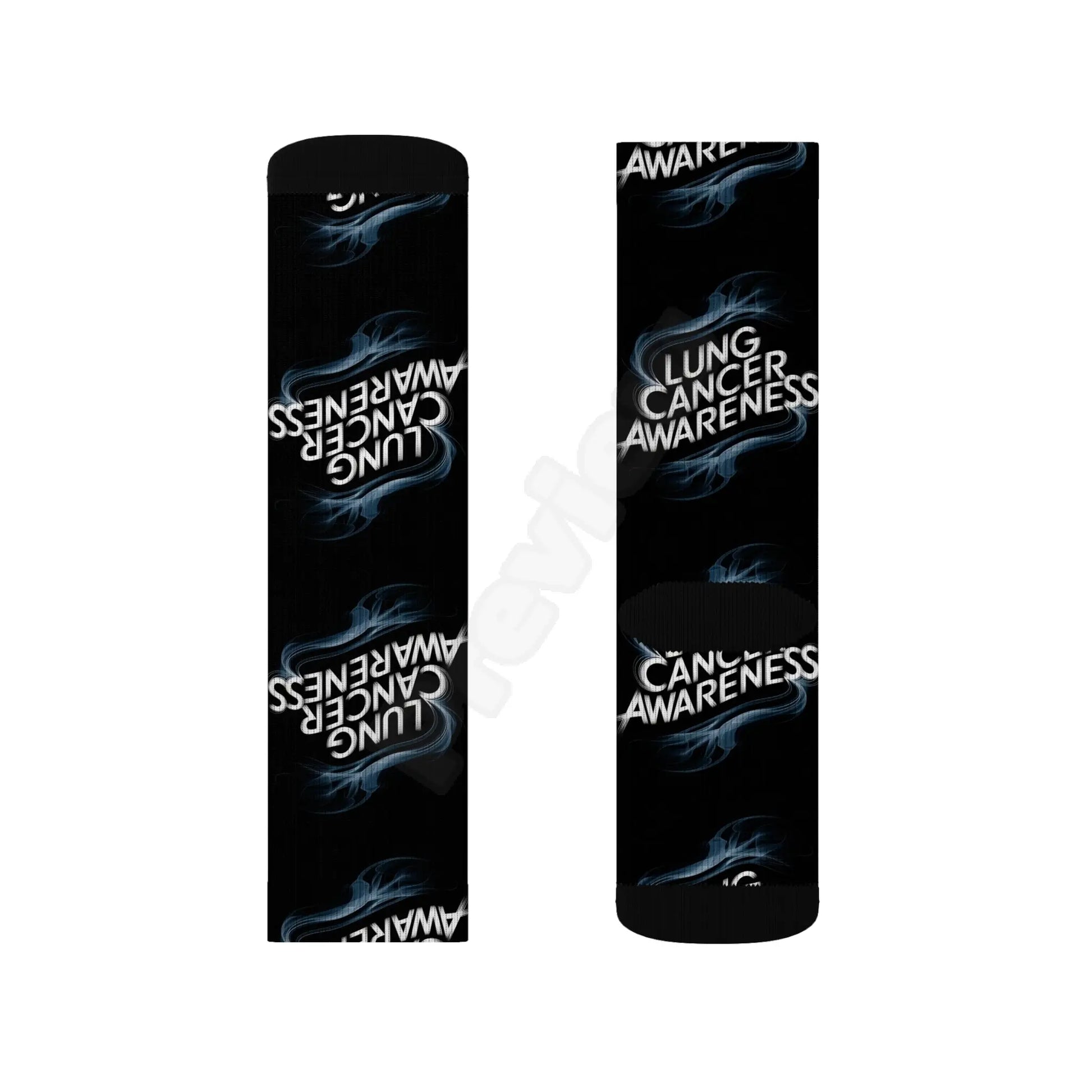 lung cancer awareness #2 Sublimation Socks Printify