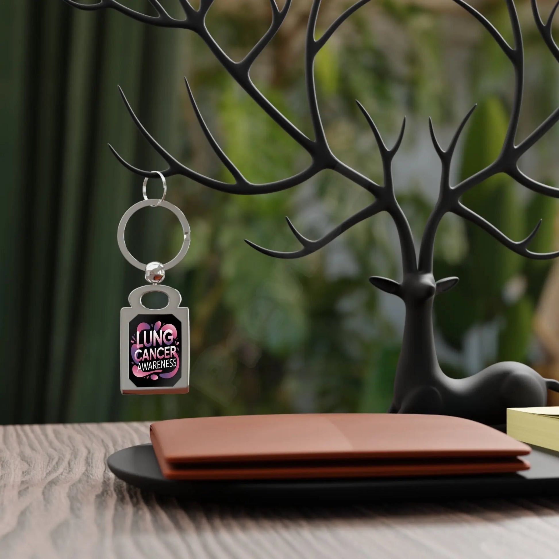 lung cancer key ring.