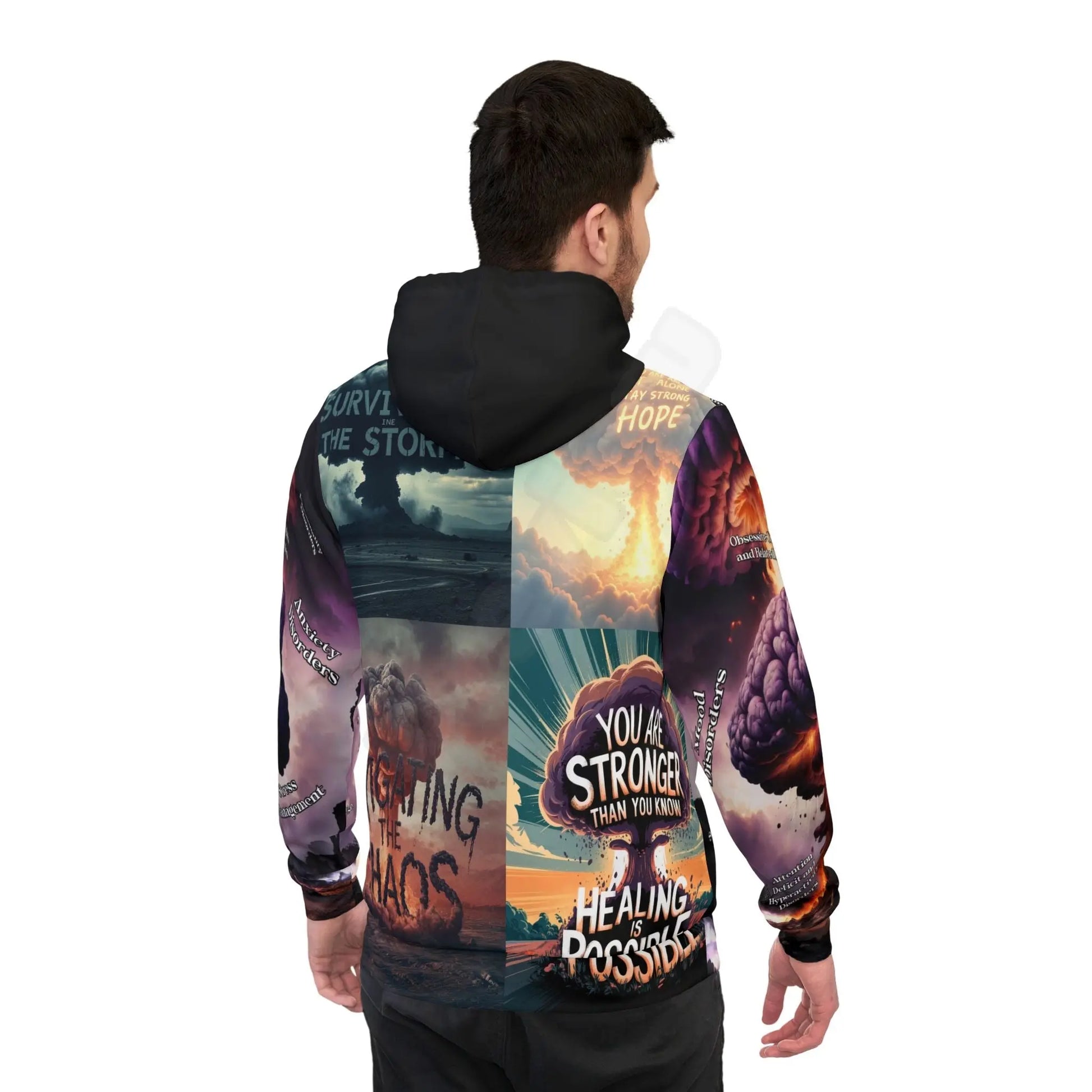 mental health Athletic Hoodie (AOP) Printify