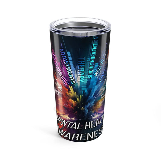 mental health explosion Tumbler 20oz Printify