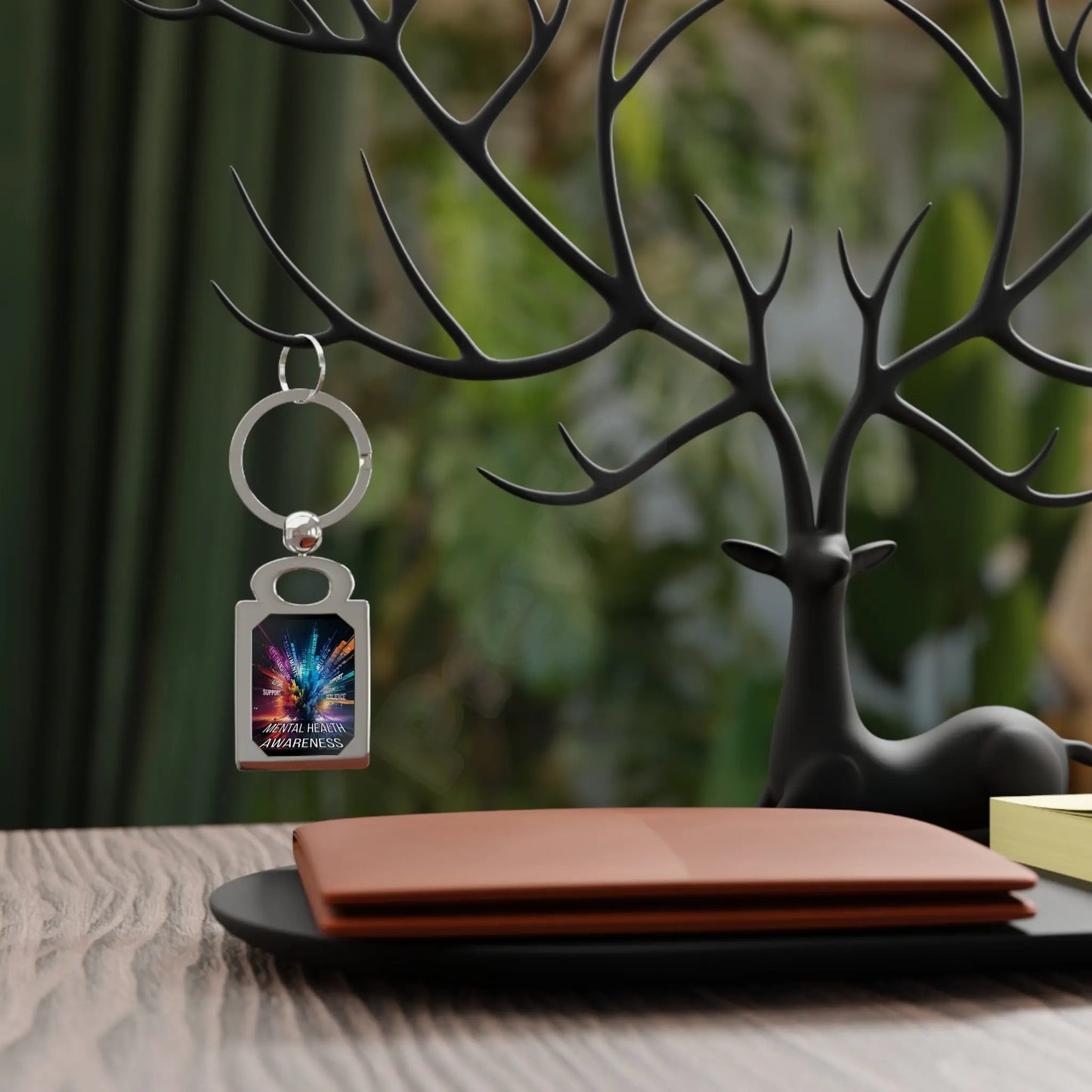 mental health explosion key ring.