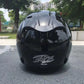 Motorcycle Half Helmet Canvas Graffitti