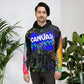 Unisex Hoodie (black)This comfy unisex hoodie has a soft outside with a vibrant print and an even softer brushed fleece inside. The hoodie has a relaxed fit, and it's perfect for wrappinCanvas GraffittiUnisex Hoodie (black)