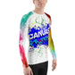 Men's Rash GuardDon’t let sunburn, wind, sand, or other elements ruin your day! This smooth and versatile long-sleeve rash guard will protect you while you have fun doing sports. ItCanvas GraffittiRash Guard