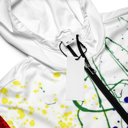 Men’s windbreakerThis lightweight windbreaker ensures maximum comfort on windy, rainy, and sunny days, thanks to the water-resistant fabric and breathable mesh lining. The windbreakeCanvas GraffittiMen’