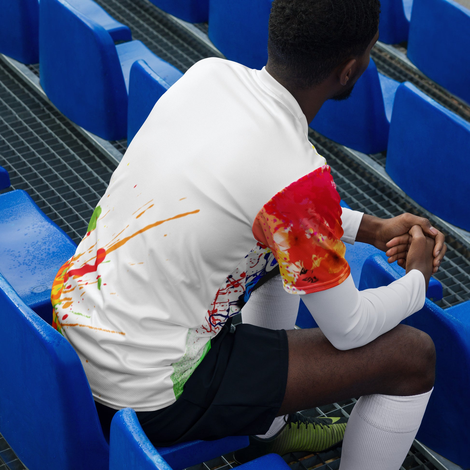 unisex sports jersey Canvas Graffitti