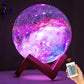 Galaxy Lamp Canvas Graffitti