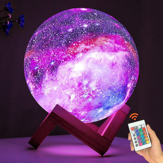 Galaxy Lamp Canvas Graffitti
