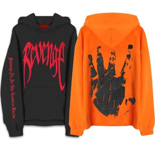 Revenge Hoodie Sweatshirt Canvas Graffitti