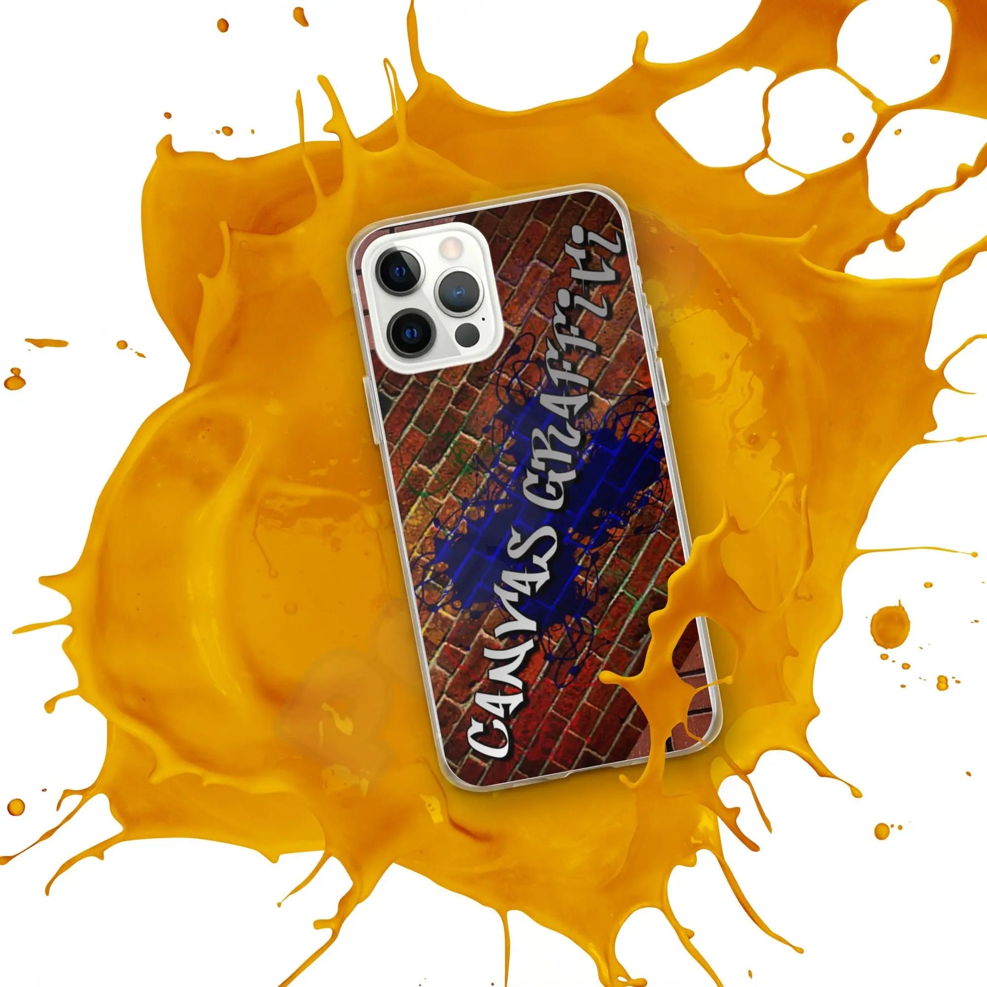 iPhone Case brickThis sleek iPhone case protects your phone from scratches, dust, oil, and dirt. It has a solid back and flexible sides that make it easy to take on and off, with preCanvas GraffittiiPhone Case brick