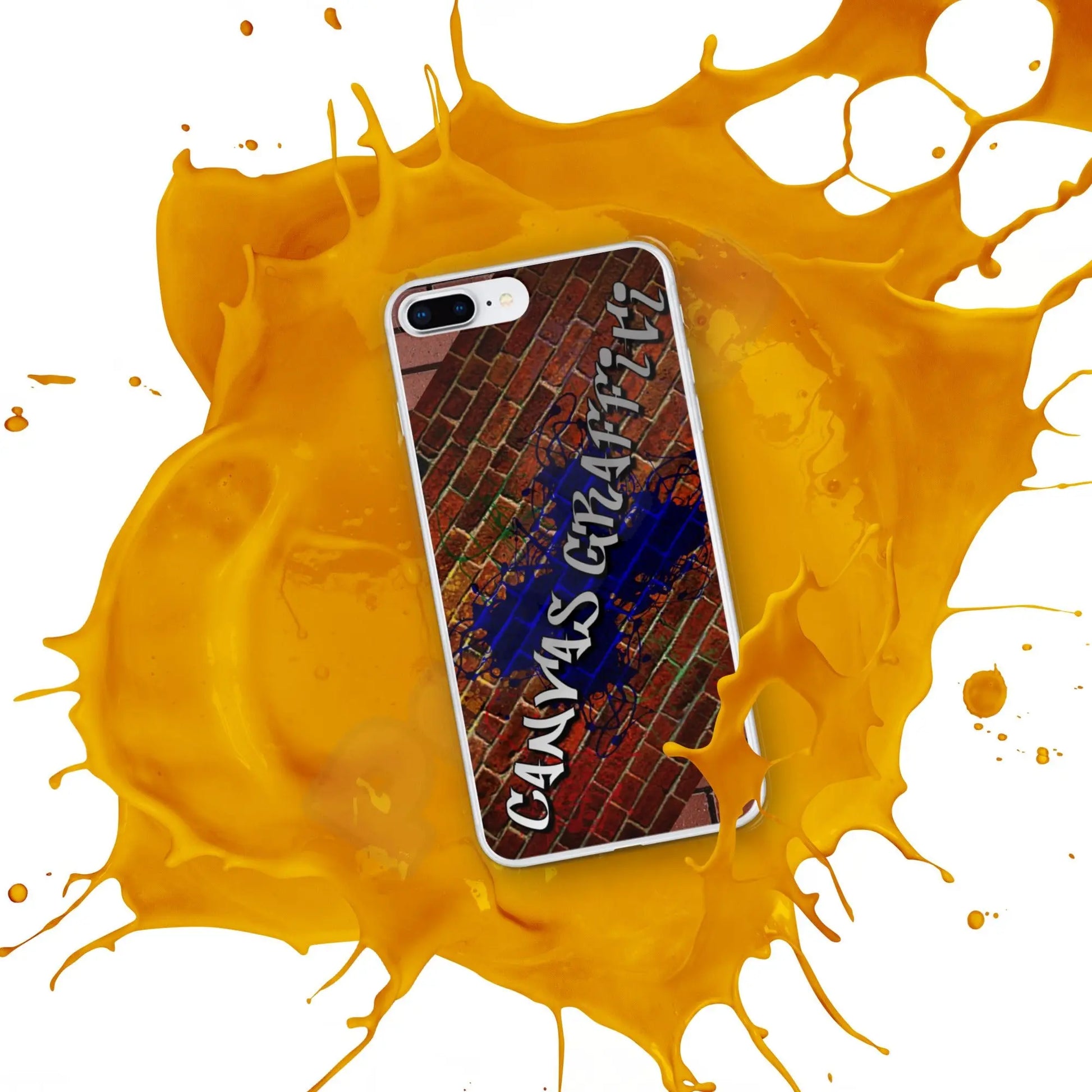 iPhone Case brickThis sleek iPhone case protects your phone from scratches, dust, oil, and dirt. It has a solid back and flexible sides that make it easy to take on and off, with preCanvas GraffittiiPhone Case brick