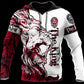 Lion - White Tiger Hoodies Canvas Graffitti