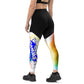 Sports Leggings Canvas Graffitti